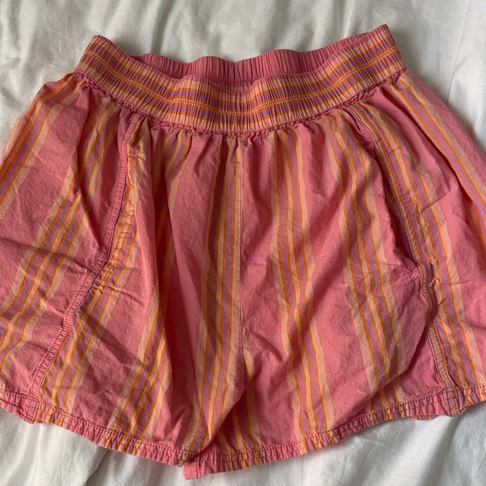 Free People Striped Shorts